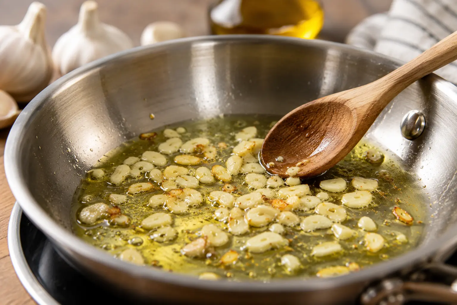 How to Sauté Garlic Without Burning It
