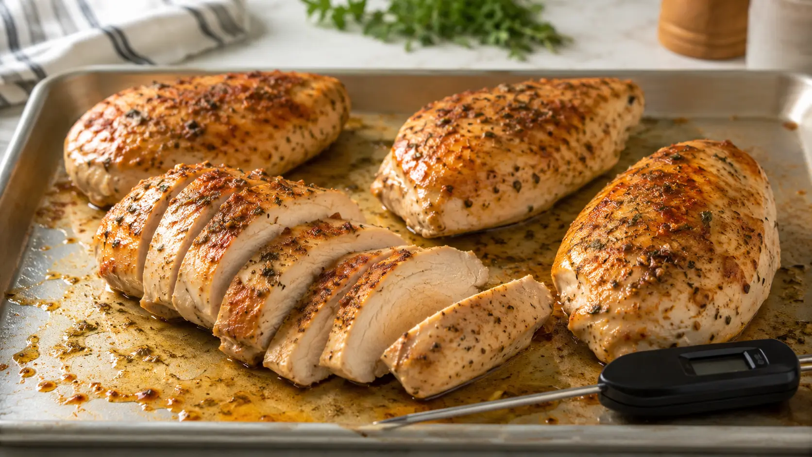 Juicy Baked Chicken Breast: Simple Oven Method