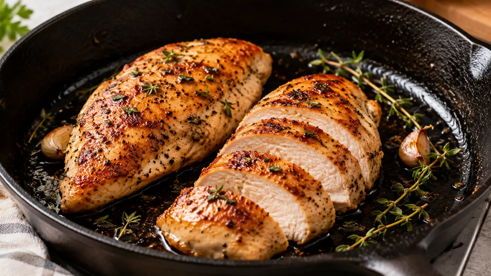Juicy Pan-Seared Chicken Breast: Easy Stovetop Method
