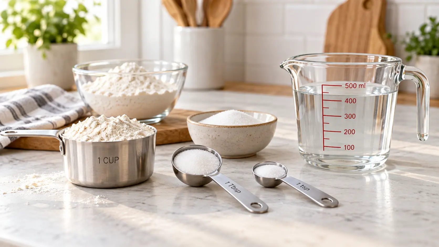 Kitchen Measurement Conversion Chart: Cups, Tablespoons, Teaspoons & mL